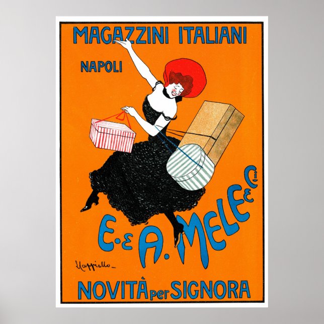 Magazzini Italini 1904 ~ Vintage Poster (Framsidan)