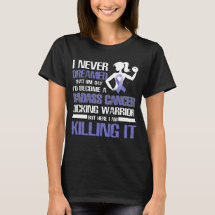 magcancer som sparkar krigare t shirt
