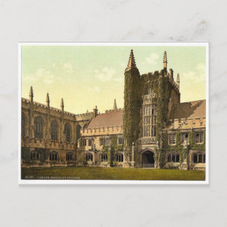 Magdalen College, grundare Torn och Cloisters, O Vykort