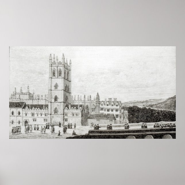 Magdalen College, Oxford på 1700-talet Poster (Framsidan)