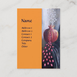 MAGDALEN,Gult orange Visitkort