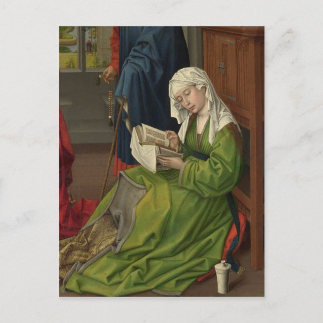 Magdalen i Grönt Reading Vykort (Framsida)