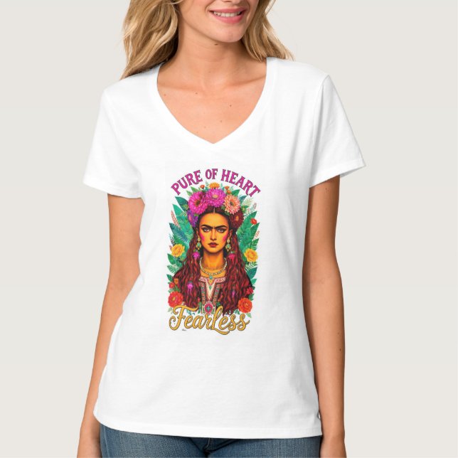 MAGDALENA FRIDA KAHLOT-Kofta T Shirt (Framsida)