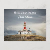 Magdalena Island Lighthouse Postcard