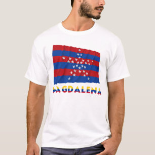 Magdalena som vinkar flagga med namn t shirt