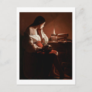 Magdalene med rökflamman, La Tour Vykort