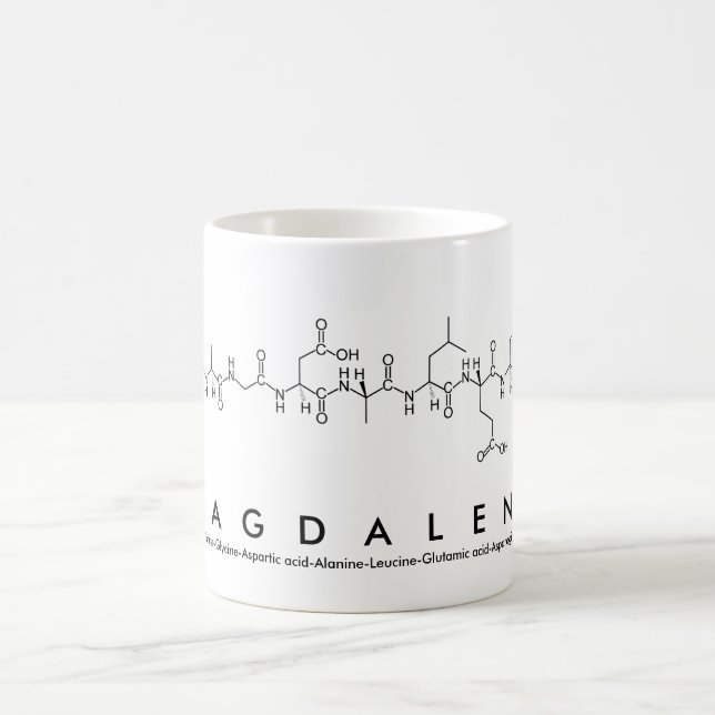Magdalene peptide namn mugg (Center)