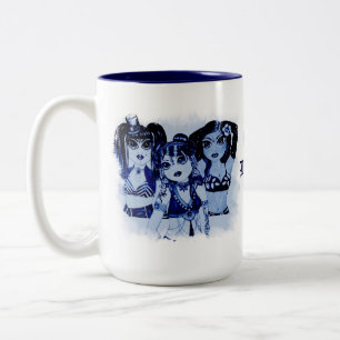 Magdans mugg för illustration för