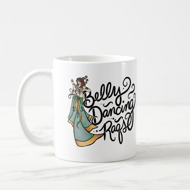 Magdansande Raqs Magdansare                    Kaffemugg (Vänster)