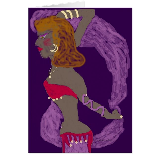 Magdansös 1: Det heliga Hälsningskort (Framsidan)