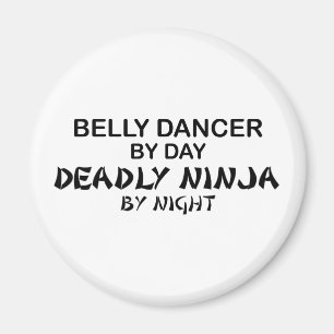 Magdansös dödliga Ninja vid natt Magnet