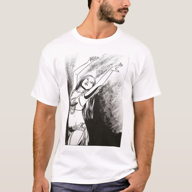 Magdansös för välgörenhet tee shirt (Framsida)