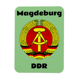 Magdeburg, DDR, Magdeburg, Tyskland (Ossi) Magnet