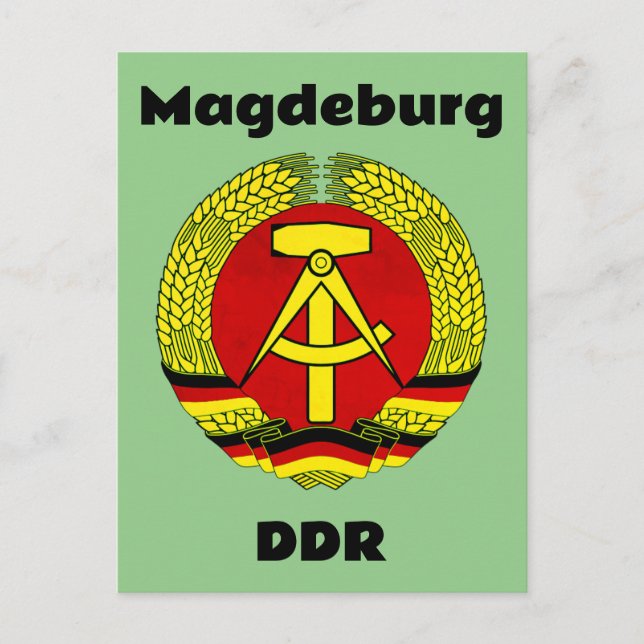 Magdeburg, DDR, Magdeburg, Tyskland (Ossi) Vykort (Framsida)