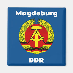 Magdeburg, DDR, Magdeburg, Tyskland - Öster tyska Magnet