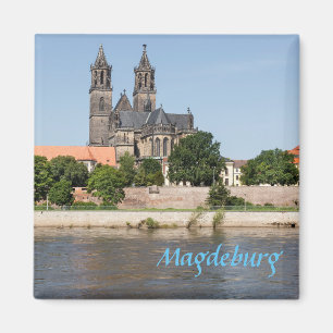 Magdeburg Elbe beskådar fotoet Magnet
