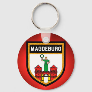 Magdeburg flagga nyckelring