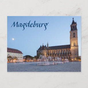 Magdeburger Dom-foto Vykort