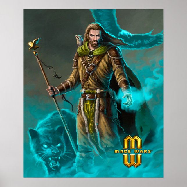 Mage Krig® Beastmaster of Straywood Poster (20 x 2 (Framsidan)