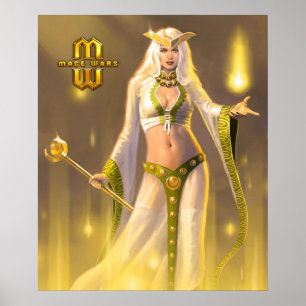Mage Wars® Priestess av den Westlock affischen Poster