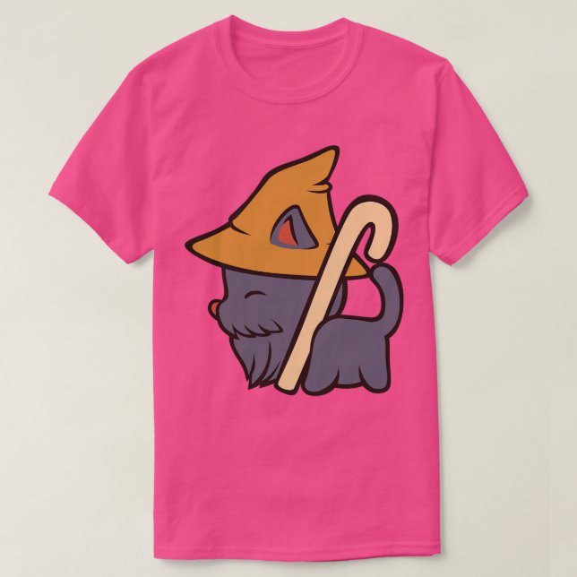 Mage Wizard Cat Witch by Tobe Fonseca T Shirt (Design framsida)