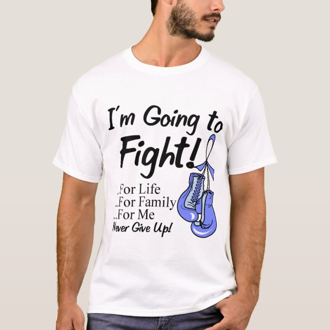 Magecancer mig förmiddag som går att fight. t shirt (Framsida)