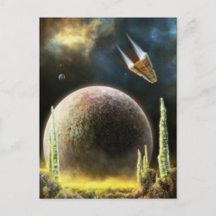 Magellan Explorer - Universe Yta SF Art Vykort