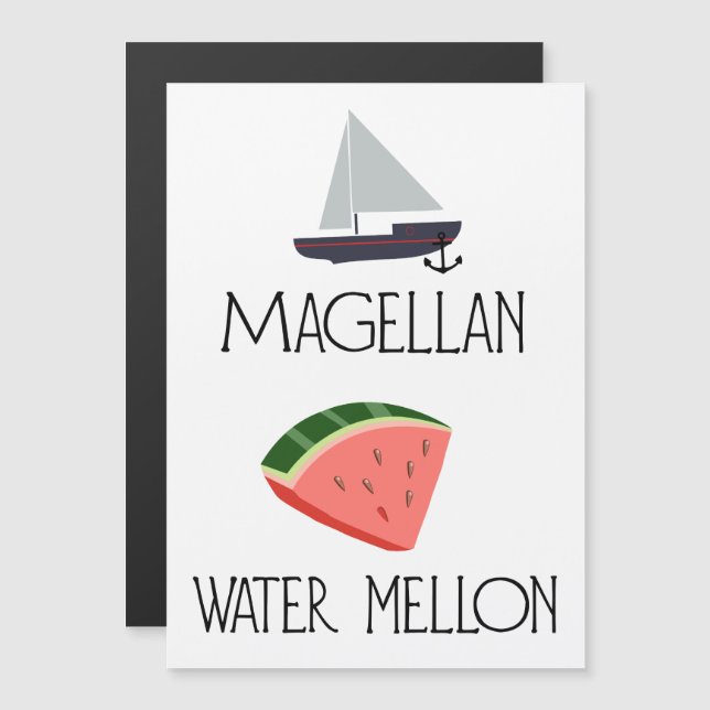 Magellan Vatten Melon (Fram/baksida)