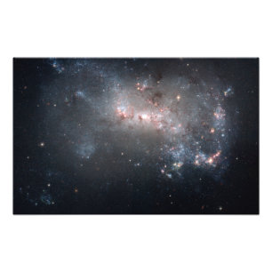 Magellanic dvärg- ojämn galax NGC 4449 Fototryck