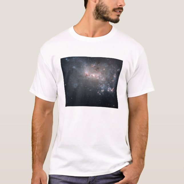 Magellaniska dvärgar oregelbunden galaxi NGC 4449 Tee (Framsida)