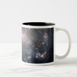 Magellaniska dvärgar oregelbunden galaxi NGC 4449 Två-Tonad Mugg