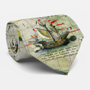Magellans frakt Victoria, Antique Karta Pacific Oc Slips