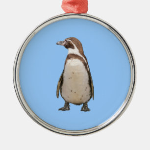 Magellansk pingvin-ornament julgransprydnad metall