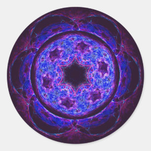 Magen Alef Runt Klistermärke