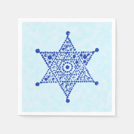 Magen David Blue Pappersservett