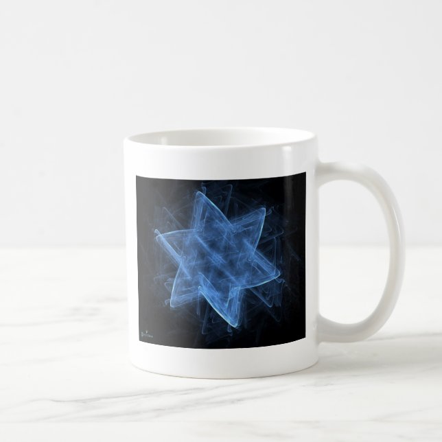 Magen David Fractal Kaffemugg (Höger)