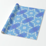 Magen David och Willow Löv Presentpapper<br><div class="desc">En vacker stjärna av David mönster,  vävad av löv och mindre stjärnmotiv ~,  fungerar på alla storlekar.</div>