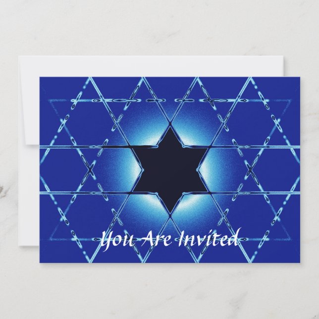 Magen Gimel Bar/Bat Mitzvah Inbjudningar (Framsida)