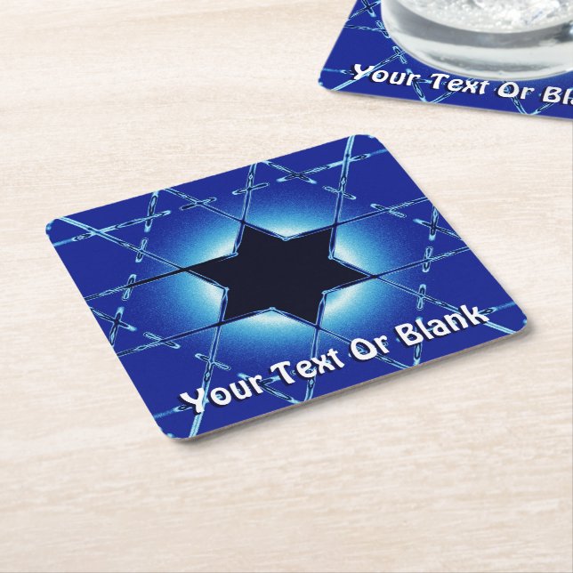 Magen Gimel Underlägg Papper Kvadrat (Vinklad)