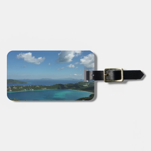 Magens Bay, St. Thomas Bevackra Island Scene Bagagebricka (Horisontell Framsida)