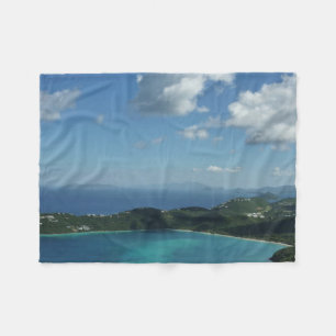 Magens Bay, St. Thomas Bevackra Island Scene Fleecefilt