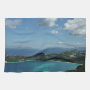 Magens Bay, St. Thomas Bevackra Island Scene Kökshandduk