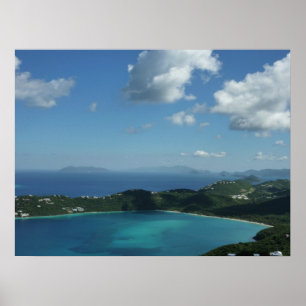 Magens Bay, St. Thomas Bevackra Island Scene Poster