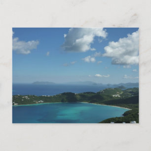 Magens Bay, St. Thomas Bevackra Island Scene Vykort