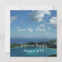 Magens Bay, St. Thomas Bröllop Save the Date