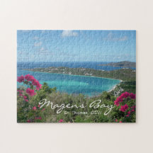 Magens Bay St. Thomas, USVI Tropisk strandfoto