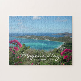 Magens Bay St. Thomas, USVI Tropisk strandfoto Pussel