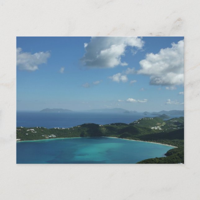 Magens Bay, St. Thomas Vacker övy Vykort (Framsida)