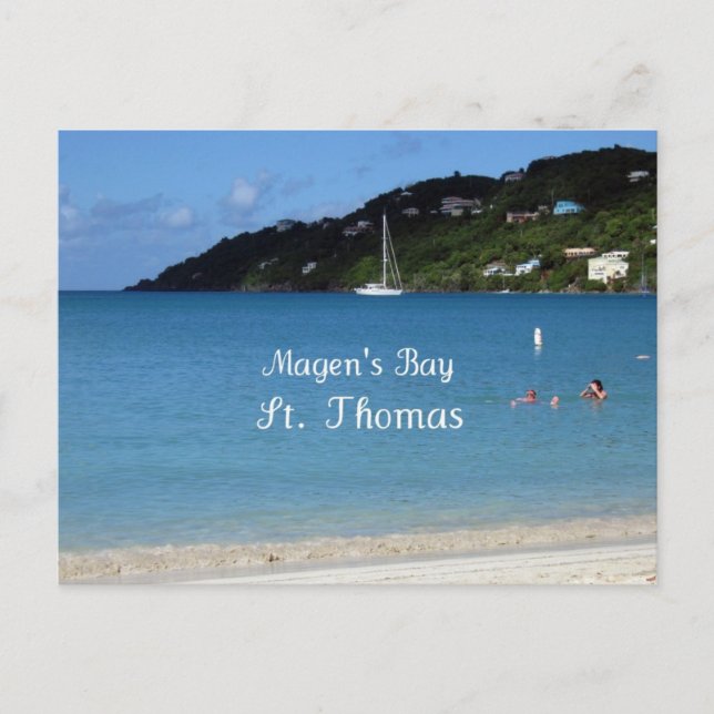 Magens Bay, St. Thomas Vykort (Framsida)