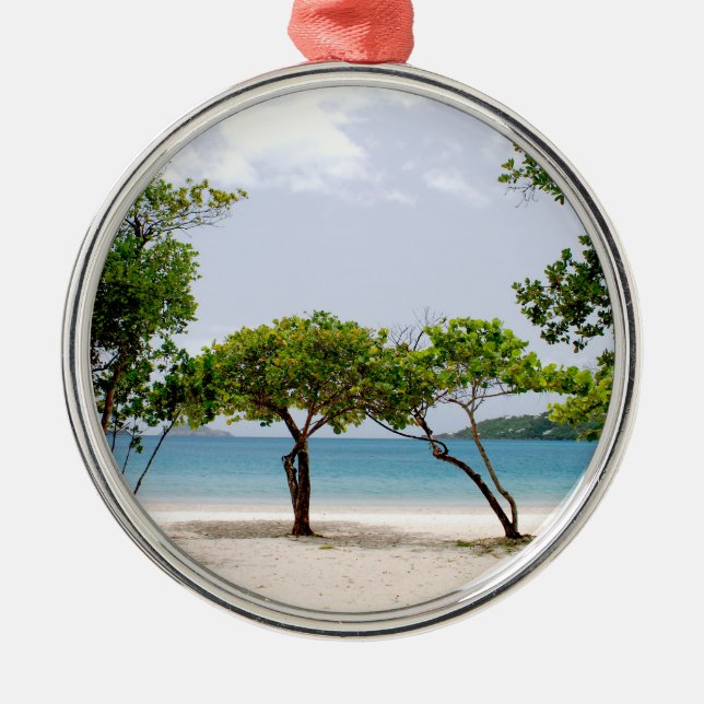 Magens Bay, USVI Julgransprydnad Metall (Framsidan)